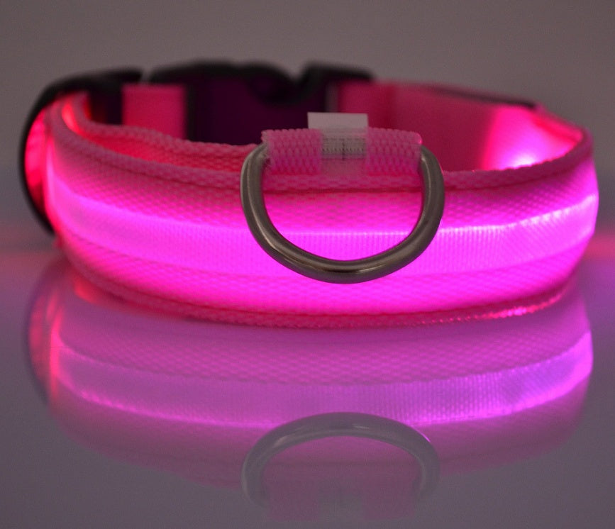 Nylon Light Up Pet Collar