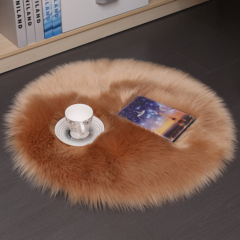 Plush Fuzzy Rug Furry Mat Indoor Home, Office, Dorm Decor