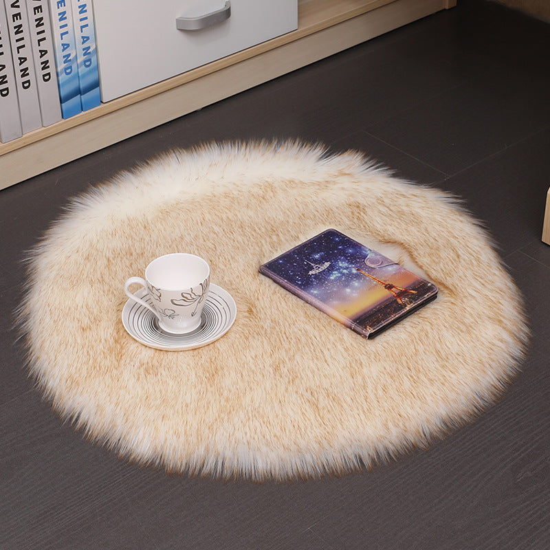 Plush Fuzzy Rug Furry Mat Indoor Home, Office, Dorm Decor