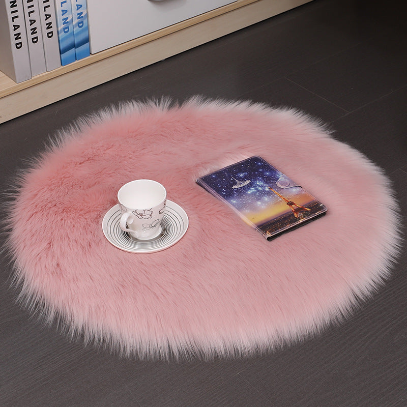 Plush Fuzzy Rug Furry Mat Indoor Home, Office, Dorm Decor