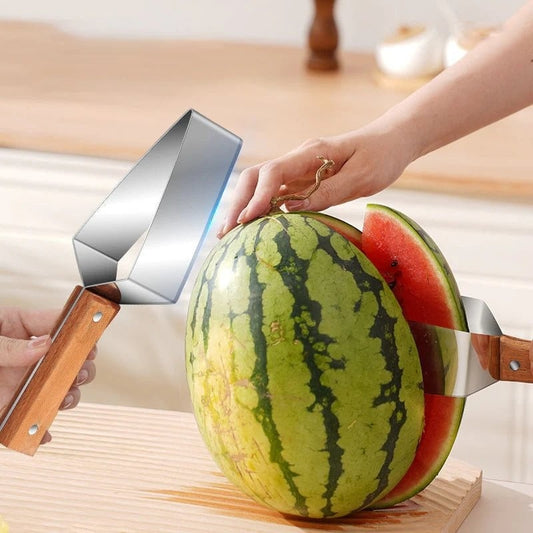 Triangle Watermelon Knife Fruit Melon Cutting Tool Kitchen Gadgets Picnic Utensils