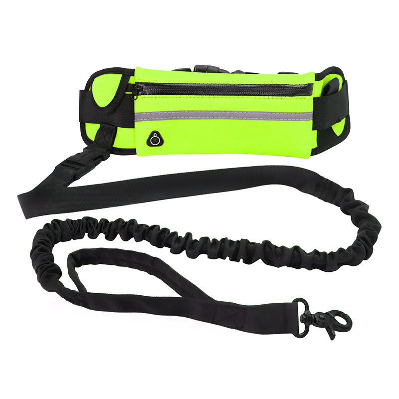 HANDS FREE BUNGEE LEASH WITH WAIST BELT PET SUPPLIES DOG LEASH