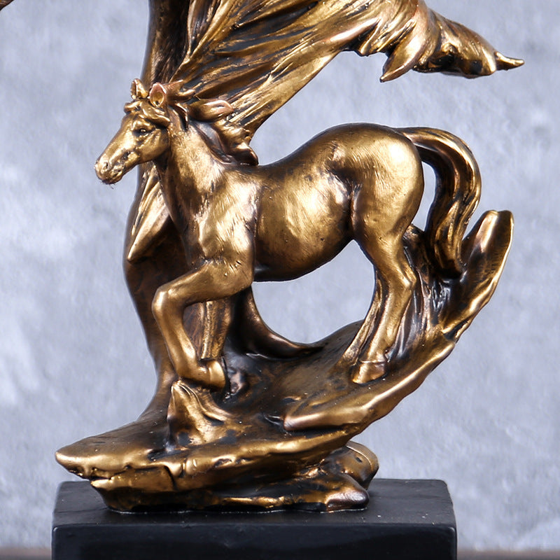 Gorgeous Horse Sculpture Statue Bronze Finish