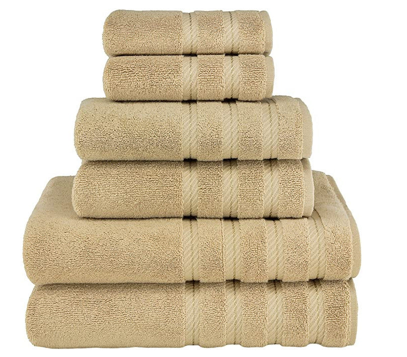 6pc Towel Set for Bath or Spa