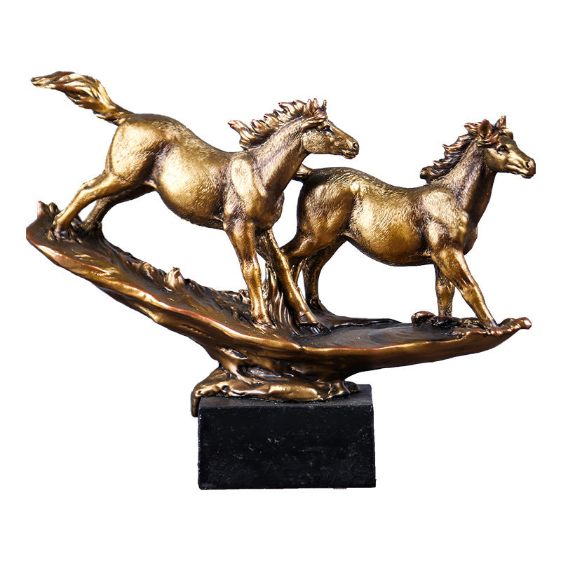 Gorgeous Horse Sculpture Statue Bronze Finish