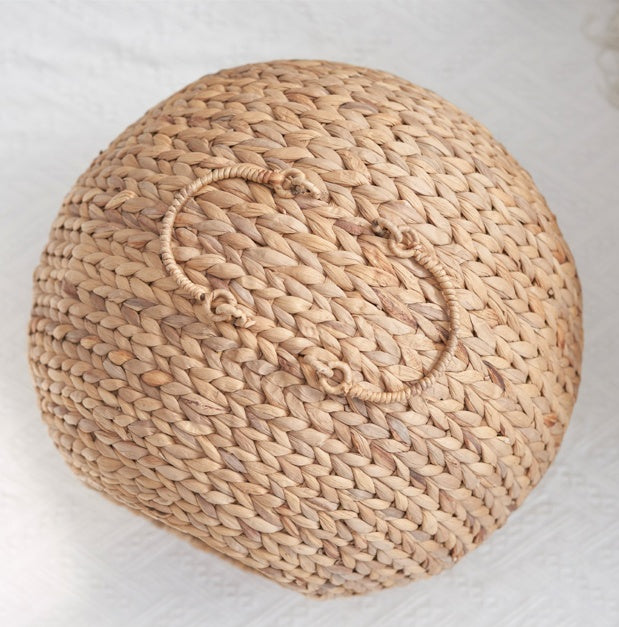 Woven Rattan Circular Small Pet Bed