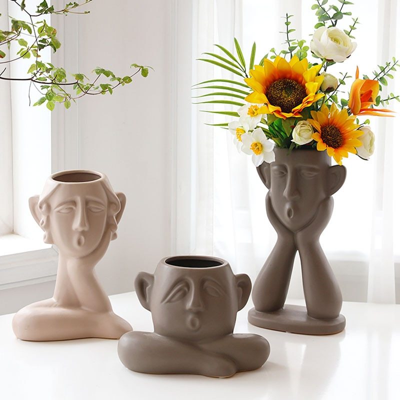 Ceramic Vase Home Office Tabletop Decor