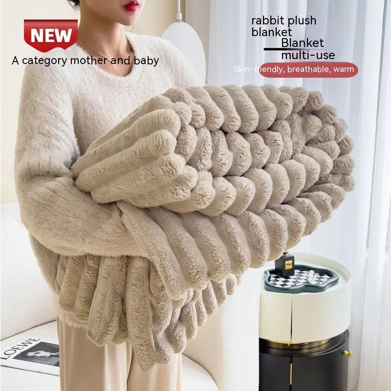 Luxurious Faux Fur Throw Blanket