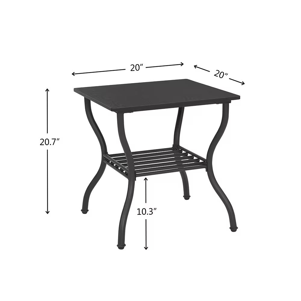 Contemporary 3 Piece Coffee Table End Table Set Home Office