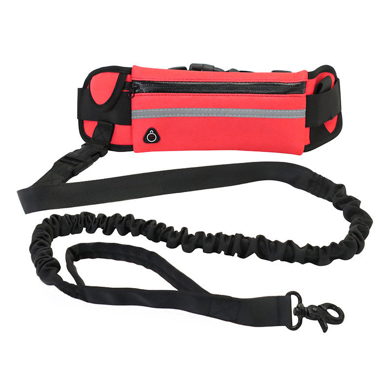 HANDS FREE BUNGEE LEASH WITH WAIST BELT PET SUPPLIES DOG LEASH