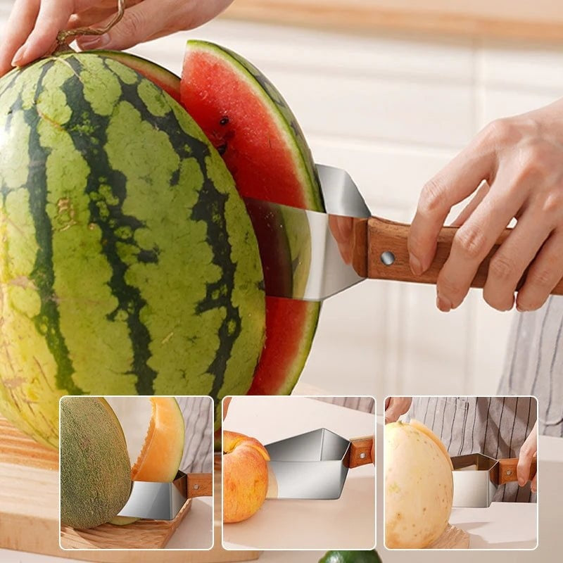 Triangle Watermelon Knife Fruit Melon Cutting Tool Kitchen Gadgets Picnic Utensils