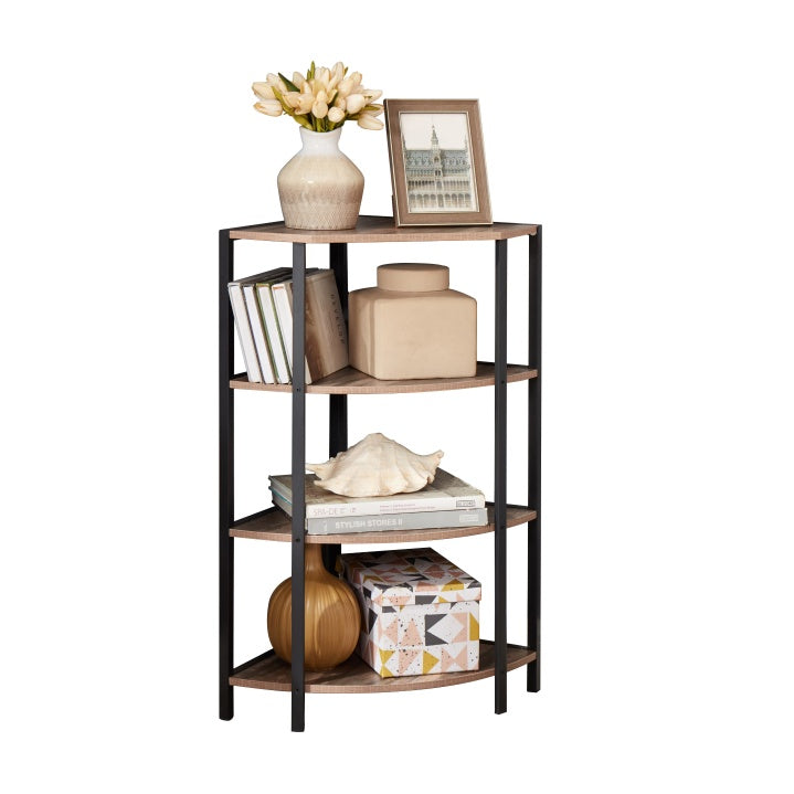 4-Tier Corner Shelf Multi purpose Display Storage Stand Home Office Decor Furniture